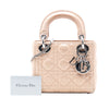 Dior Mini Iridescent Lambskin Cannage Lady Dior Secondhand