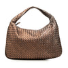 Bottega Veneta Small Metallic Nappa Intrecciato Veneta Hobo Secondhand