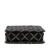 Chanel Tweed and Resin Zipped Chain Shopping Bag Secondhand