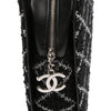 Chanel Tweed and Resin Zipped Chain Shopping Bag Secondhand