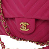Chanel Medium Classic Chevron Lambskin Double Flap Secondhand