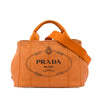 Prada Small Canvas Canapa Logo Tote Secondhand