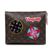 Louis Vuitton Limited Edition Monogram Patches and Travel Stickers Toiletry 26 Pouch Secondhand