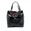 Gucci Patent Dialux Britt Web Tote Secondhand