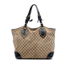 Gucci GG Canvas Patti Studed Hobo Secondhand