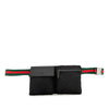 Gucci GG Canvas Web Double Pocket Belt Bag Secondhand