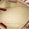 Burberry Patent Trimmed House Check Coated Canvas Hearts Pilgrim Satchel Secondhand