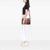 Burberry Patent Trimmed House Check Coated Canvas Hearts Pilgrim Satchel Secondhand