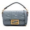Fendi Mini Zucca Embossed Leather Baguette Satchel Secondhand
