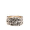 Secondhand Gucci Sterling Silver Interlocking G Garden Belt Ring