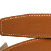 Hermès Box Calf and Courchevel Constance H Reversible Belt Secondhand