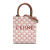 Celine Mini Triomphe Coated Canvas Vertical Cabas Satchel Secondhand