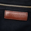 Burberry Small Leather Trimmed House Check Canvas Bridle Orchard Satchel Secondhand