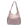 Burberry Small Leather and House Check Canvas Canterbury Tote Secondhand