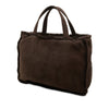 Chanel Suede and Shearling Tote Secondhand