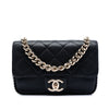 Chanel Small CC Quilted Caviar Studded Single Flap Secondhand