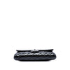 Chanel CC Quilted Patent Flap Clutch with Chain Secondhand