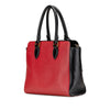Secondhand Prada Bicolor Soft Calf Trimmed Saffiano Satchel