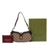 Gucci Mini GG Canvas Web Moon Side Shoulder Bag Secondhand