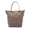 Gucci GG Canvas Web Match Ball Tote Secondhand