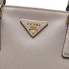 Prada Medium Saffiano Lux Galleria Double Zip Satchel Secondhand