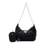 Prada Mini Saffiano Trimmed Tessuto Re Edition 2005 Satchel Secondhand