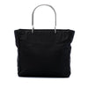 Prada Tessuto Metal Handle Bag Secondhand