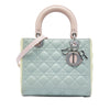 Dior Medium Tricolor Lambskin Cannage Lady Dior Secondhand