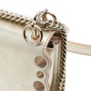 Fendi Small Scalloped Metallic Calfskin Studded Pearl Kan I Crossbody Secondhand