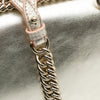 Fendi Small Scalloped Metallic Calfskin Studded Pearl Kan I Crossbody Secondhand