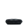 Chanel CC Quilted Lambskin Double Stitch Kiss Lock Clutch with Chain Secondhand