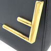 Fendi Bicolor Leather Double F Baguette Satchel Secondhand