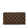 Louis Vuitton Damier Ebene Zippy Long Wallet Secondhand