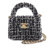 Secondhand Chanel Nano Tweed Kelly Clutch on Chain