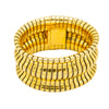 Secondhand Carlo Weingrill 18k Gold Tubogas Bracelet - '90s
