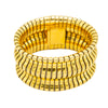 Secondhand Carlo Weingrill 18k Gold Tubogas Bracelet - '90s