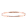 Cartier Love SM Half Diamond Bracelet 750(PG) 18.6g 17 Secondhand
