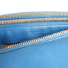 Celine Trio Small Leather Crossbody bag in Blue Secondhand