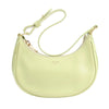 CELINE Ava Leather Shoulder Bag in Green Secondhand