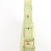 CELINE Ava Leather Shoulder Bag in Green Secondhand