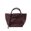 CELINE Big Bag Small Leather 2way Handbag in Burgundy Secondhand