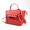 Celine Belt Bag Mini Leather 2way Handbag in Red Secondhand