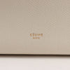 CELINE Belt Bag Grained Leather Mini 2Way Handbag in White Secondhand