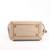 CELINE Belt Bag Grained Leather Mini 2Way Handbag in Beige Secondhand