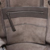 Secondhand Celine Cabas Phantom Medium Leather Shoulder Bag in Gray