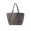 Secondhand Celine Cabas Phantom Medium Leather Shoulder Bag in Gray