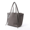 Secondhand Celine Cabas Phantom Medium Leather Shoulder Bag in Gray