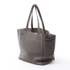 Secondhand Celine Cabas Phantom Medium Leather Shoulder Bag in Gray