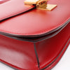 CELINE Classic Box Medium Leather Crossbody Bag in Red Secondhand