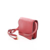 CELINE Classic Box Small Leather Crossbody Bag in Red Secondhand